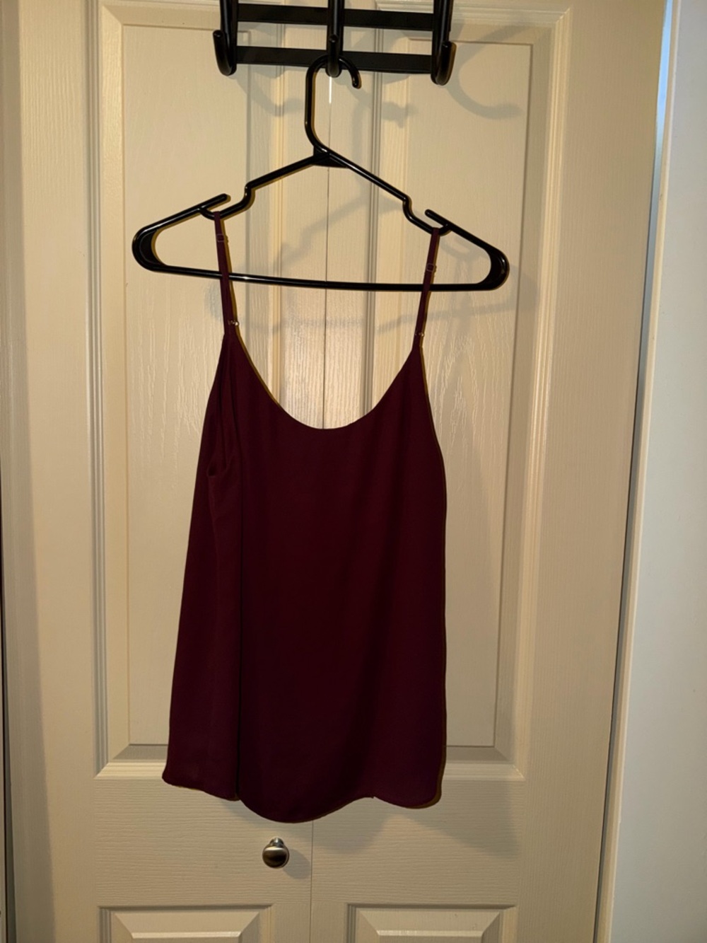 Babaton Burgundy Adjustable-Strap Camisole